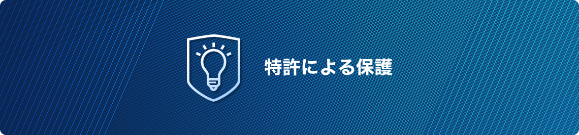 特許による保護
