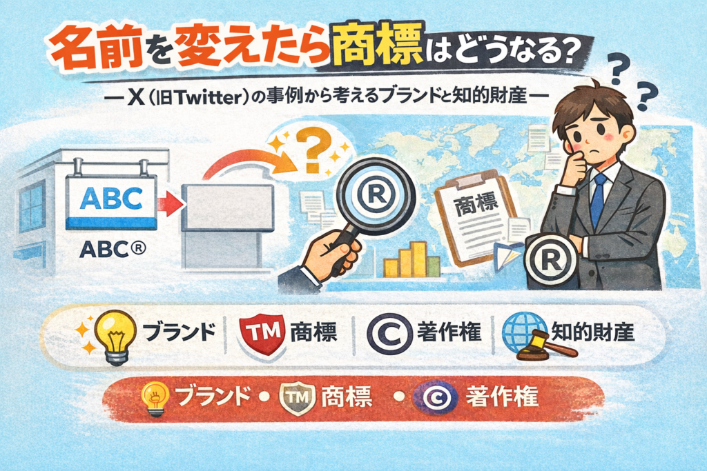 名前をかえたら商標はどうなる？